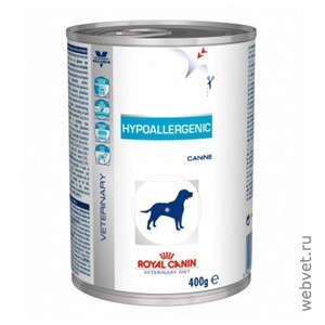 Royal Canin Hypoallergenic собаки консервы