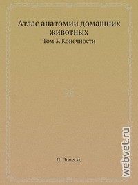 Атлас анатомии домашних животных Том 3