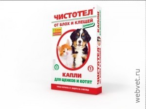 Чистотел от блох и клещей щенки и котята