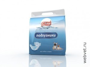 Cliny подгузники для собак и кошек 15-30кг