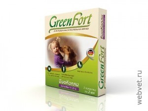 GreenFort БиоКапли от блох собаки 10-25кг 