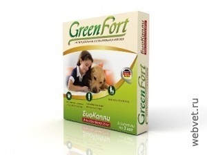 GreenFort БиоКапли от блох собаки более 25кг