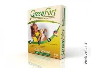 GreenFort БиоОшейник от блох для мелких собак