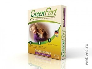 GreenFort БиоОшейник от блох для средних собак