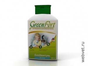 GreenFort БиоШампунь от блох кошки