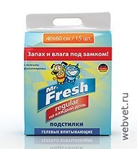 Mr.Fresh Пеленки для ежедневного применения